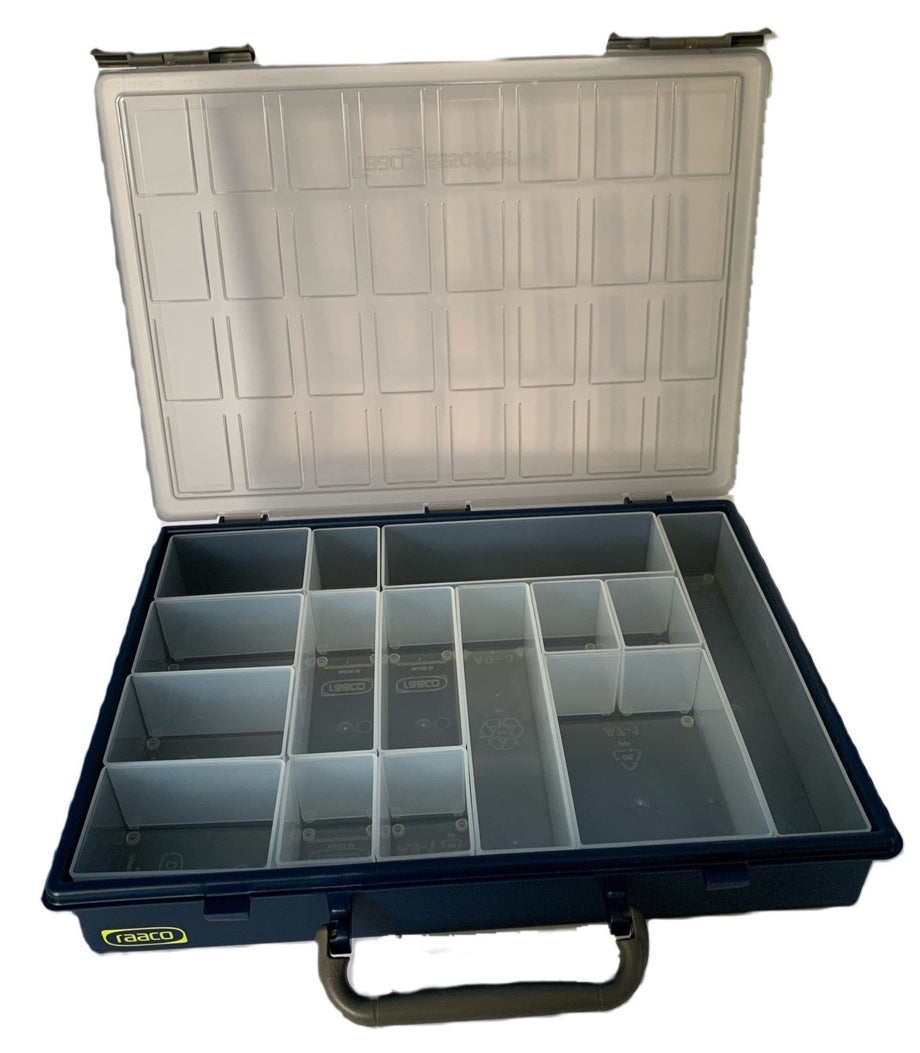 Divider Boxes - MC12712 Medium Organiser Box with 15 Removable Assorter  Compartments – Metalcraft